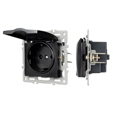 Изображение Механизм розетки влагозащищённый SCT-MCP-PL-BK (250V, 16A) (Arlight, -)